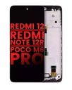 Bloc écran LCD sans châssis pour XIAOMI Redmi 12 - Redmi Note 12R - Poco M6 Pro - Afterrmarket Plus - Toutes couleurs