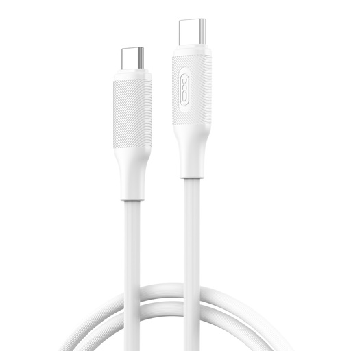 Câble USB-C vers USB-C - XO - NB-Q265B PD - 1m - 60W - Blanc