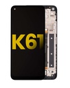 Bloc écran LCD avec châssis pour  LG K61 - 2020 - Reconditionné - Noir