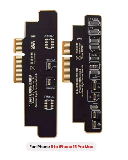 Carte de réparation de capteur de proximité pour iPhone Série 8 à 15 - Clone DZ03 - Qianli