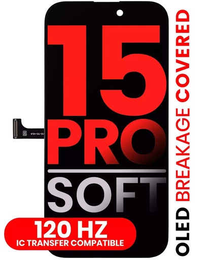 Bloc écran OLED pour iPhone 15 Pro - XO7 - Soft - 120 Hz