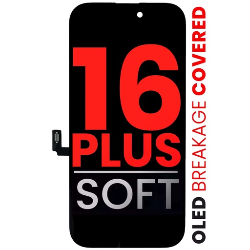 Bloc écran OLED pour iPhone 16 Plus - XO7 - Soft