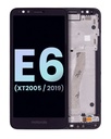 Bloc écran LCD avec châssis pour MOTOROLA Moto E6 2019 - SERVICE PACK - Toutes couleurs