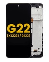 Bloc écran LCD avec châssis pour MOTOROLA Moto G22 2022 - Reconditionné - Toutes couleurs