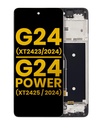 Bloc écran LCD avec châssis pour MOTOROLA Moto G24 2024 et Moto G24 Power 2024 - Reconditionné - Toutes couleurs