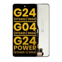 Bloc écran LCD sans châssis pour MOTOROLA Moto G24 2024 - Moto G04 2024 - Moto G24 Power 2024 - Reconditionné - Toutes couleurs