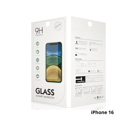 Verre trempé 2,5D pour iPhone 16e