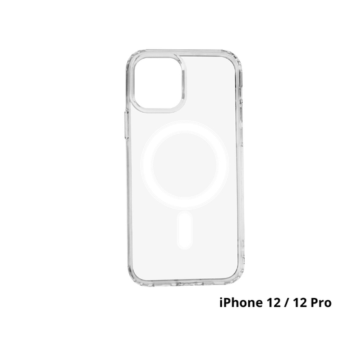 Coque Antichoc transparente 1,5mm Magsafe pour iPhone 12 et 12 Pro - 6,1" - Grande fente caméra