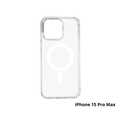 Coque Antichoc transparente 1,5mm Magsafe pour iPhone 15 Pro Max - 6,7" - Grande fente caméra
