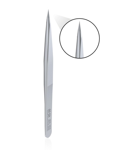 Pince brucelle 00-SA en acier inoxydable - Pointe courte - Qianli