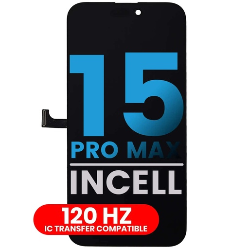 Bloc écran LCD pour iPhone 15 Pro Max - AQ7 Incell - 120Hz