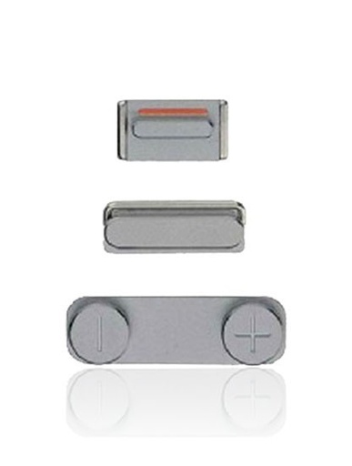 Kit de Boutons - Power-Volume-Switch pour iPhone 5S - SE 2016 - Gris sidéral