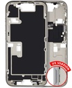 Châssis intermédiaire avec boutons Power et Volume pour iPhone 16 Pro - Version US - Grade A Occasion - Titane Naturel