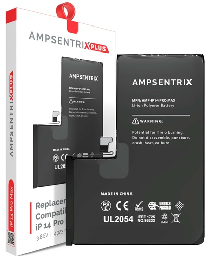 Batterie pour iPhone 14 Pro Max - AmpSentrix Plus