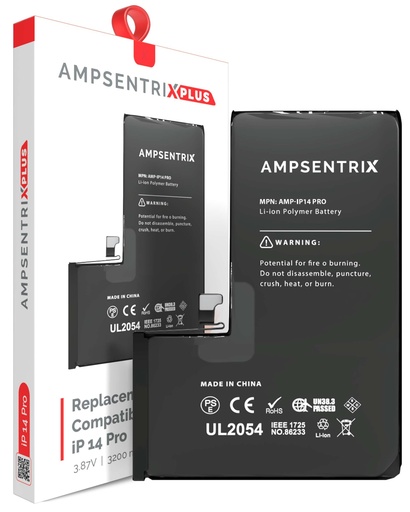 Batterie pour iPhone 14 Pro - AmpSentrix Plus