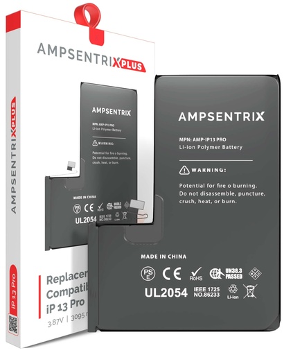 Batterie pour iPhone 13 Pro - AmpSentrix Plus