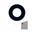 Lot de 10 lentilles caméra arrière - Verre seul - pour iPhone XR - Aftermarket Plus - Toutes couleurs