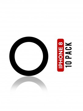 Lot de 10 Lentilles caméra arrière avec Adhésif - Verre seul - pour iPhone 7 - 8 - SE 2020 - SE- 2022
