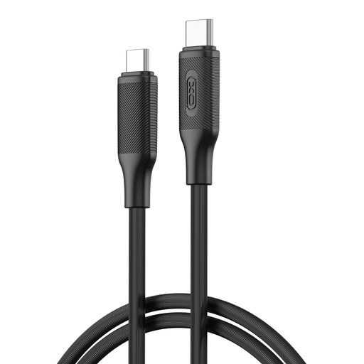 Câble USB-C vers USB-C - XO - NB-Q265B PD - 1m - 60W - Noir