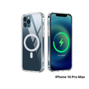 Coque antichoc transparente 1,5mm Magsafe pour iPhone 16 Pro Max - 6.9" - Grande fente camera