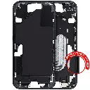 Châssis intermédiaire avec boutons Power et volume original pour iPhone 16 - Version internationale - Grade A - Noir - original occasion