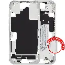 Châssis intermédiaire avec boutons Power et volume original pour iPhone 16 - Version internationale - Grade A - Blanc - original occasion