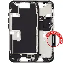 Châssis intermédiaire avec boutons Power et volume original pour iPhone 16 Pro - Version internationale - Grade A - Titane noir - original occasion
