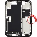 Châssis intermédiaire avec boutons Power et volume original pour iPhone 16 Pro Max - Version internationale - Grade A - Titane noir - original occasion