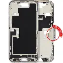 Châssis intermédiaire avec boutons Power et volume original pour iPhone 16 Pro Max - Version internationale - Grade A - Titane blanc - original occasion