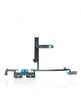 Nappe bouton volume avec support métal pour iPhone XS