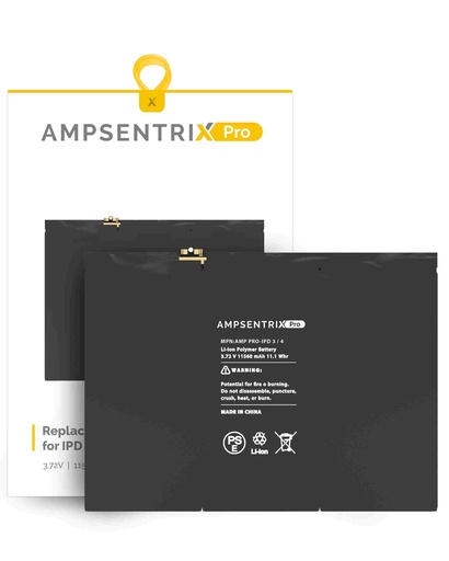 Batterie pour iPad 3 - iPad 4 - AmpSentrix Pro