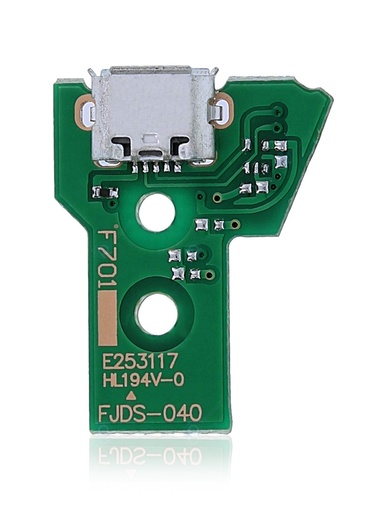 [109082006006] PCB USB pour manette PS4 - V4 (JDS-040) - Nappe 12pin fournie