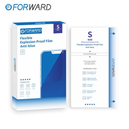 [FW-Z02E] Pack de 50 Films de protection FORWARD 12x18cm - anti lumière bleu