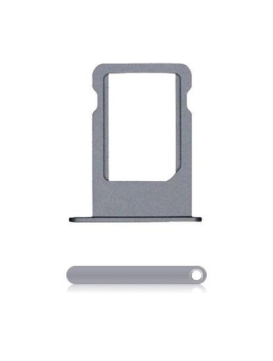 [107082000323] Tiroir SIM compatible iPhone 5 - Gris sidéral