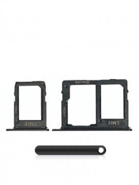 Tiroir SIM pour SAMSUNG A6 - A600-2018-A6 Plus - A605 - 2018 - Noir