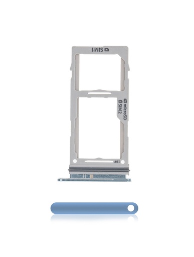 Tiroir Double SIM pour SAMSUNG S10e - S10 - S10 Plus - G970F - G973F - G975F - Bleu