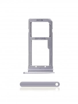 Tiroir SIM pour SAMSUNG S7 Edge - Argent