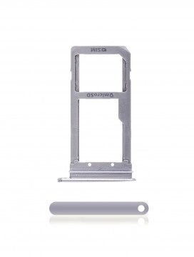 [107082010836] Tiroir SIM compatible Samsung Galaxy S7 Edge - Argent