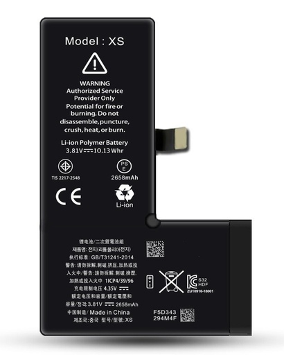 [BATT-IPXS] Batterie iPhone XS Ti - adhésif inclus