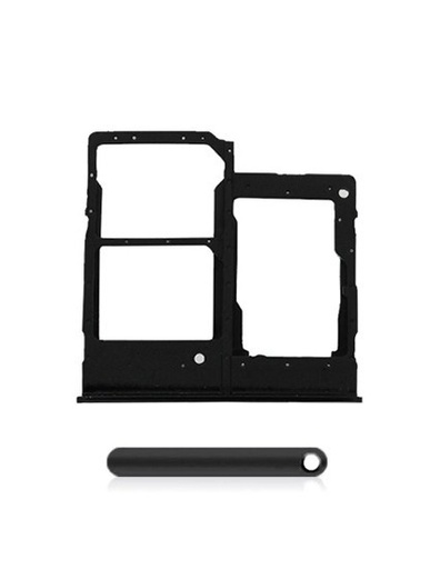 [107082020953] Tiroir Double SIM compatible SAMSUNG A20e - A202F - Noir