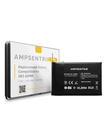 [107082007083] Batterie compatible APPLE Watch Serie 1 - 42mm - AmpSentrix Pro