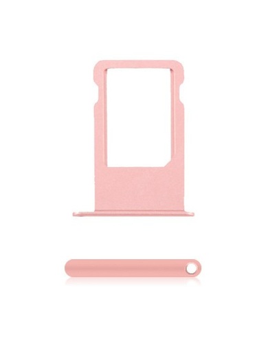 [107082001216] Tiroir SIM compatible iPhone SE - Or Rose