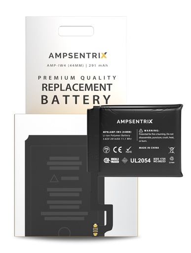 [107082007089] Batterie compatible pour APPLE Watch Serie 4 - 44mm (AmpSentrix)