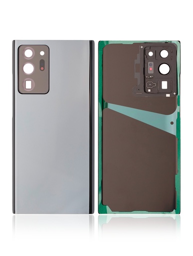 Vitre arrière - avec vitre caméra - pour SAMSUNG Note 20 Ultra - Noir