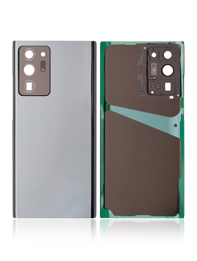 [107082083630] Vitre arrière (avec vitre caméra) - compatible pour Samsung Galaxy Note 20 Ultra - Noir