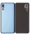 Vitre arrière avec vitre APN compatible Huawei P20 Pro - Bleu Saphir - sans logo