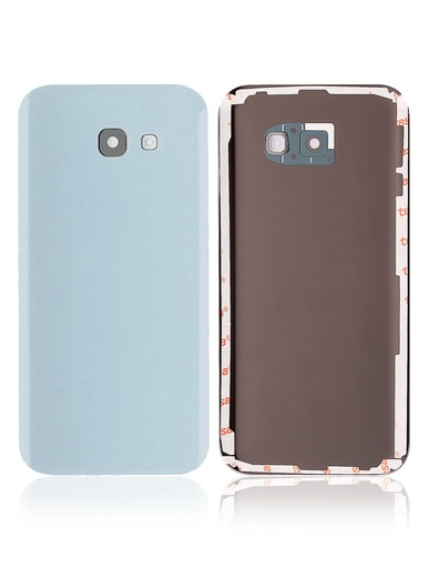 Vitre arrière - avec vitre caméra pour SAMSUNG A5 2017 - A520F - Bleu - Sans logo