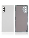 Vitre arrière - avec vitre caméra pour SAMSUNG Note 10 - N970 - Blanc - Sans logo