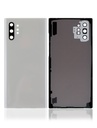 Vitre arrière - avec vitre caméra pour SAMSUNG Note 10 Plus - N975 - Blanc - Sans logo