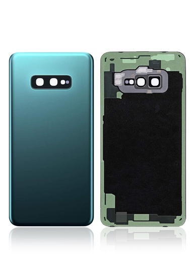 Vitre arrière - avec vitre caméra pour SAMSUNG S10e - G970F - Vert - Sans logo